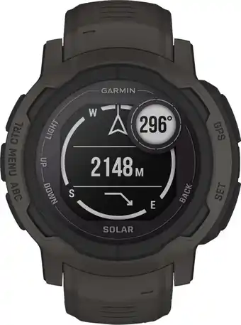 MediaMarkt GARMIN Instinct 2 Solar Zwart/Zwart aanbieding