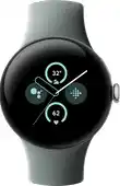 Bol.com Google Pixel Watch 2 - Goud - GPS - Hartslagmonitor - Stressmanagement - Grijze Siliconenband aanbieding