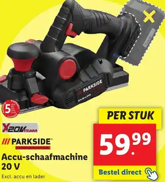 Lidl Accu-schaafmachine 20V aanbieding