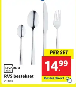 Lidl RVS bestekset aanbieding