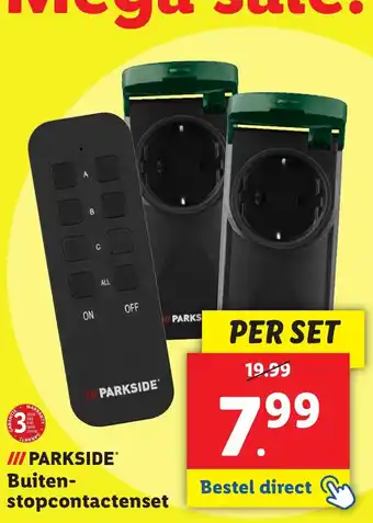 Lidl Buiten stopcontactenset aanbieding