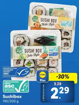 Lidl Sushibox aanbieding