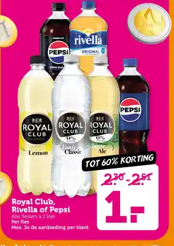 Coop Royal Club, Rivella of Pepsi aanbieding