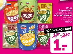 Coop Unox Cup a soup of good snacks aanbieding