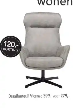 Pronto wonen Draaifauteuil Vicenzo aanbieding