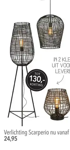 Pronto wonen Verlichting Scarperio aanbieding