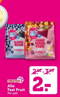 Coop Alle Fast Fruit aanbieding