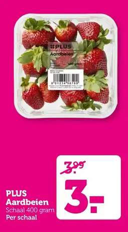 Coop PLUS Aardbeien aanbieding