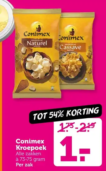 Coop Conimex Kroepoek aanbieding