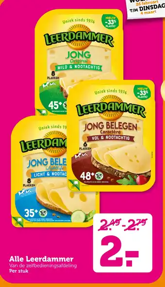 Coop Alle Leerdammer aanbieding