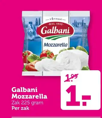 Coop Galbani Mozzarella aanbieding