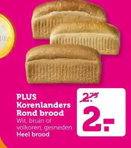 Coop PLUS Korenlanders Rond brood aanbieding