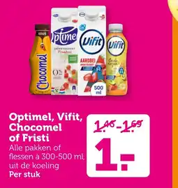 Coop Optimel, Vifit, Chocomel of Fristi aanbieding