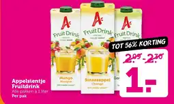 Coop Appelsientje Fruitdrink aanbieding