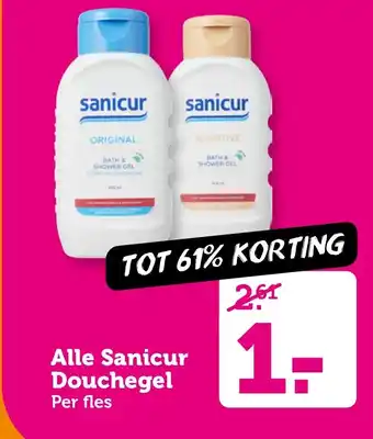 Coop Alle Sanicur Douchegel aanbieding