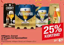 Coop Affligem, Cornet of Brugse Zot Speciaalbier aanbieding