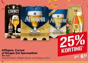 Coop Affligem, Cornet of Brugse Zot Speciaalbier aanbieding