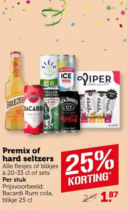 Coop Premix of hard seltzers aanbieding