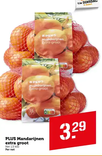 Coop PLUS Mandarijnen extra groot aanbieding