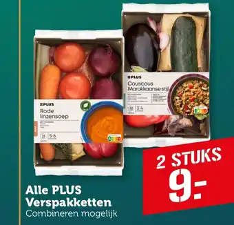 Coop Alle PLUS Verspakketten aanbieding