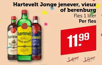 Coop Hartevelt Jonge jenever, vieux  of berenburg aanbieding