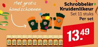 Coop Schrobbelèr Kruidenlikeur aanbieding