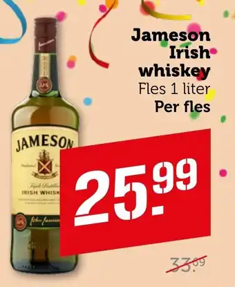 Coop Jameson Irish whiskey aanbieding