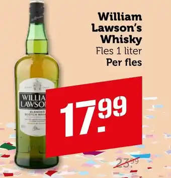 Coop William Lawson's Whisky aanbieding