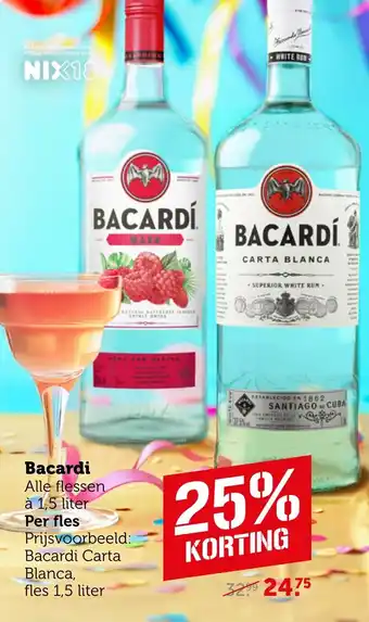 Coop Bacardi aanbieding