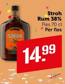 Coop Stroh Rum 38% aanbieding