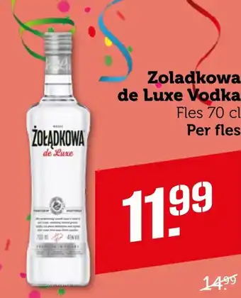 Coop Zoladkowa de Luxe Vodka aanbieding