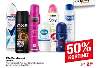 Coop Alle Deodorant aanbieding