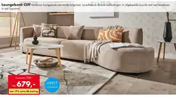 Woonsquare Loungebank Cliff aanbieding