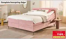 Woonsquare Complete boxspring Saga aanbieding