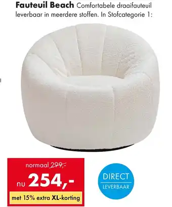 Woonsquare Fauteuil Beach aanbieding