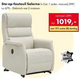 Woonsquare Sta op fauteuil Salerno aanbieding