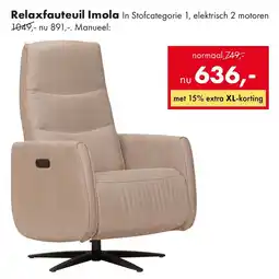 Woonsquare Relaxfauteuil Imola aanbieding