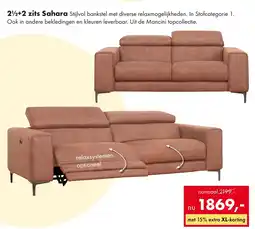 Woonsquare 21/2+2 zits Sahara aanbieding