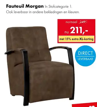 Woonsquare Fauteuil Morgan aanbieding