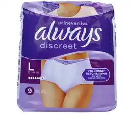 De Online Drogist Always Discreet Underwear 6 Large aanbieding