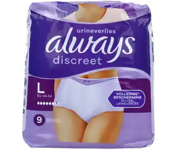 De Online Drogist Always Discreet Underwear 6 Large aanbieding