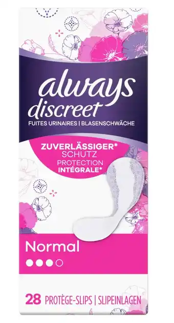 De Online Drogist Always Discreet Incontinentie Inlegkruisjes Normal aanbieding