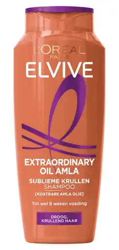 De Online Drogist Elvive Shampoo Extraordinary Oil Krulverzorging aanbieding