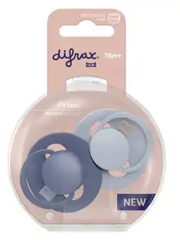 De Online Drogist Difrax LOVI Prime Pacifier 18+ Months - Blue aanbieding