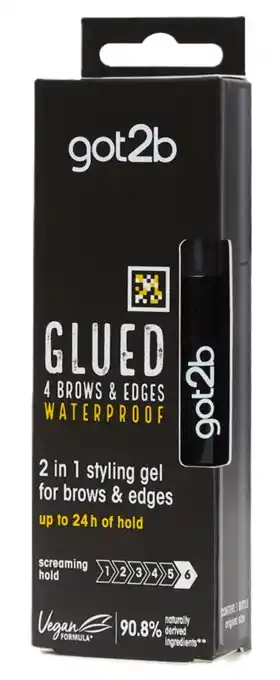 De Online Drogist Schwarzkopf Got2b Glued 2-in-1 Brows & Edges Waterproof aanbieding