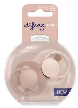 De Online Drogist Difrax LOVI Prime Pacifier 6-18 Months - Nude/Blush aanbieding