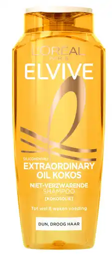 De Online Drogist Elvive Shampoo Extraordinary Oil Kokosolie aanbieding