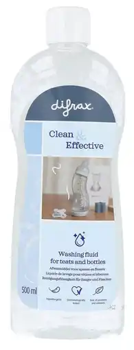De Online Drogist Difrax Washing Fluid - Voor Spenen en Flessen aanbieding
