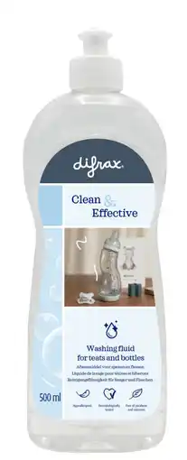 De Online Drogist Difrax Washing Fluid - Voor Spenen en Flessen aanbieding