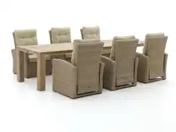 Kees Smit Intenso Mazzano/ROUGH-X 320cm lounge-dining tuinset 7-delig verstelbaar aanbieding